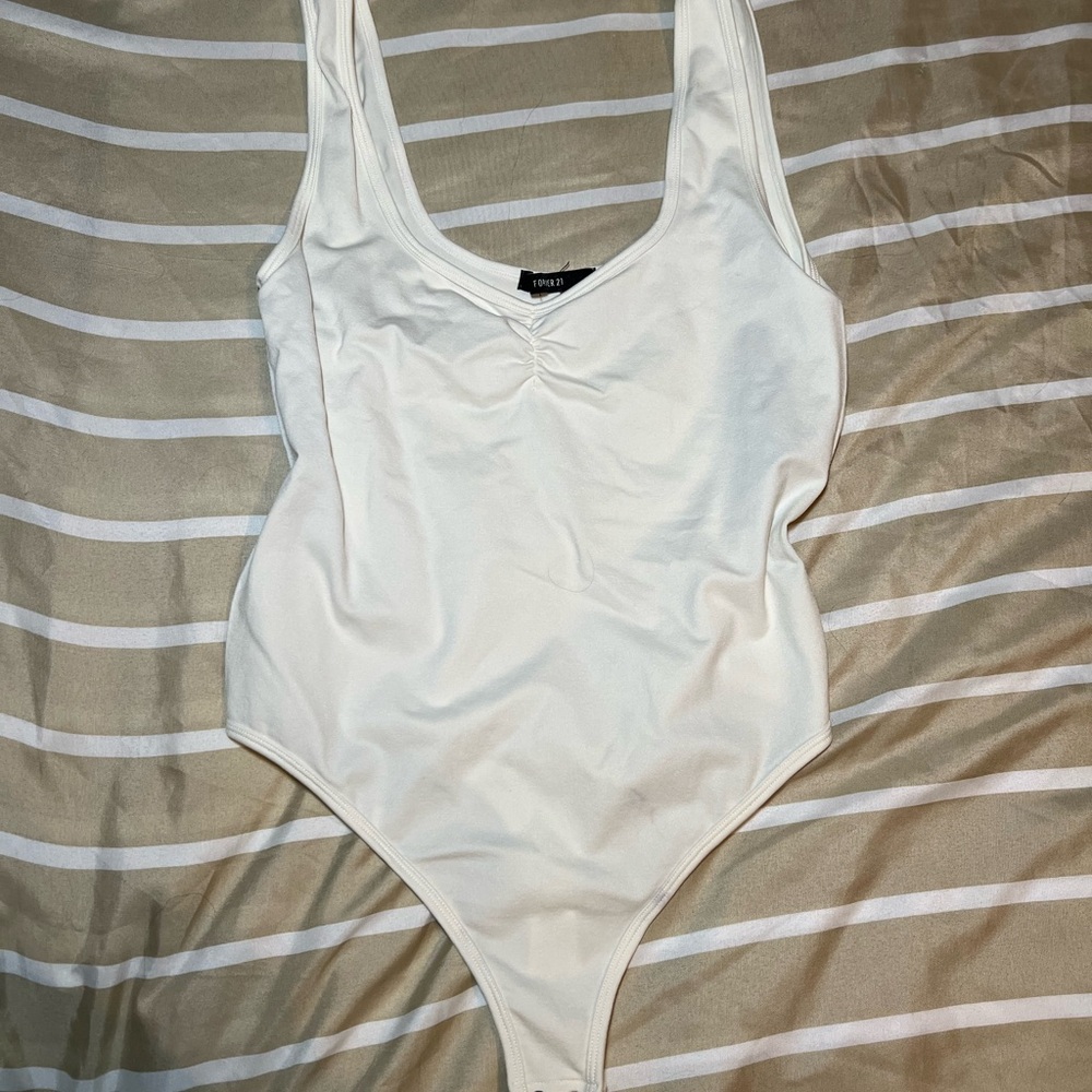 Forever 21 Cream Bodysuit